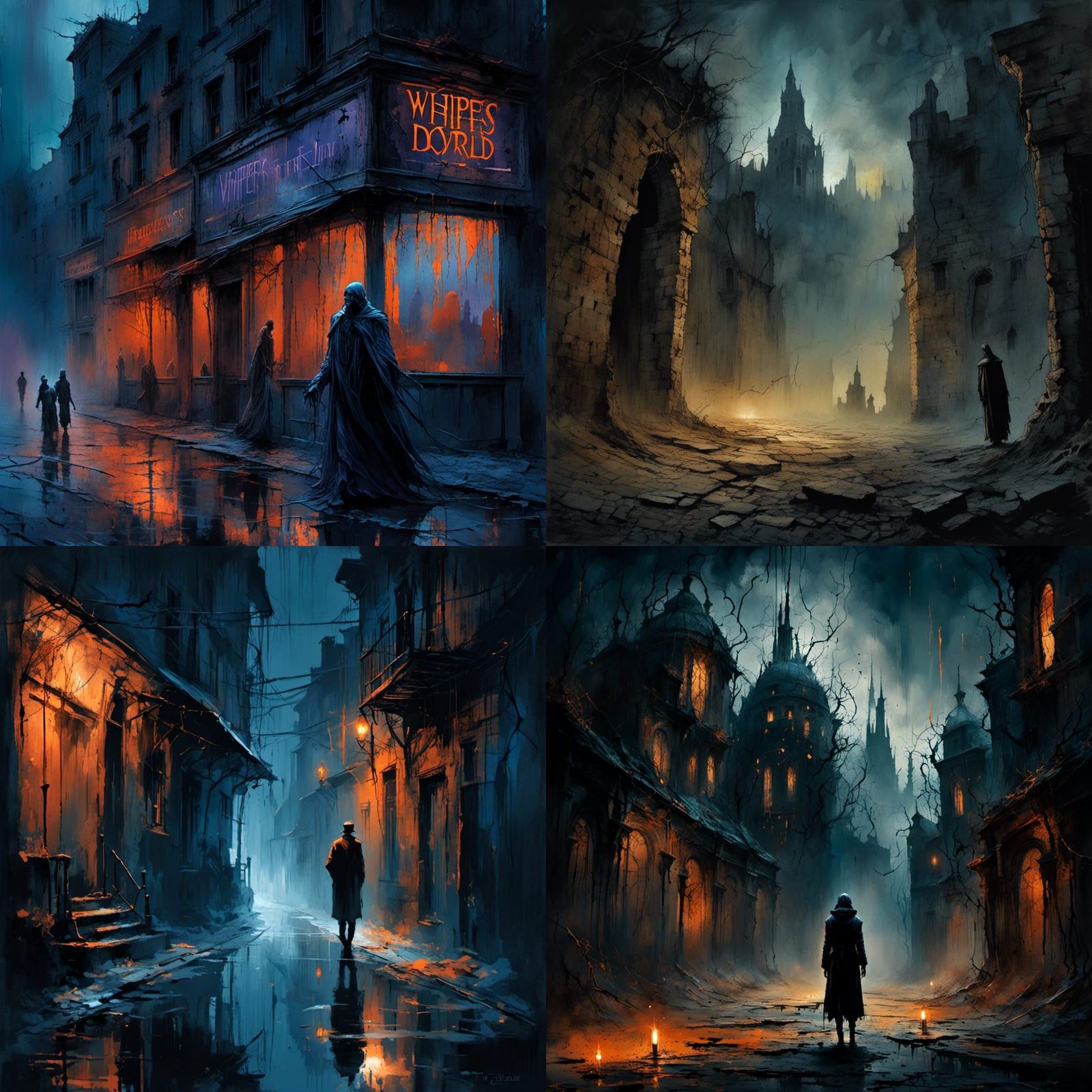 Whispers in the Mad World Graffiti Art