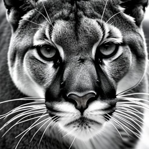 Hyperrealistic Cougar in High Definition