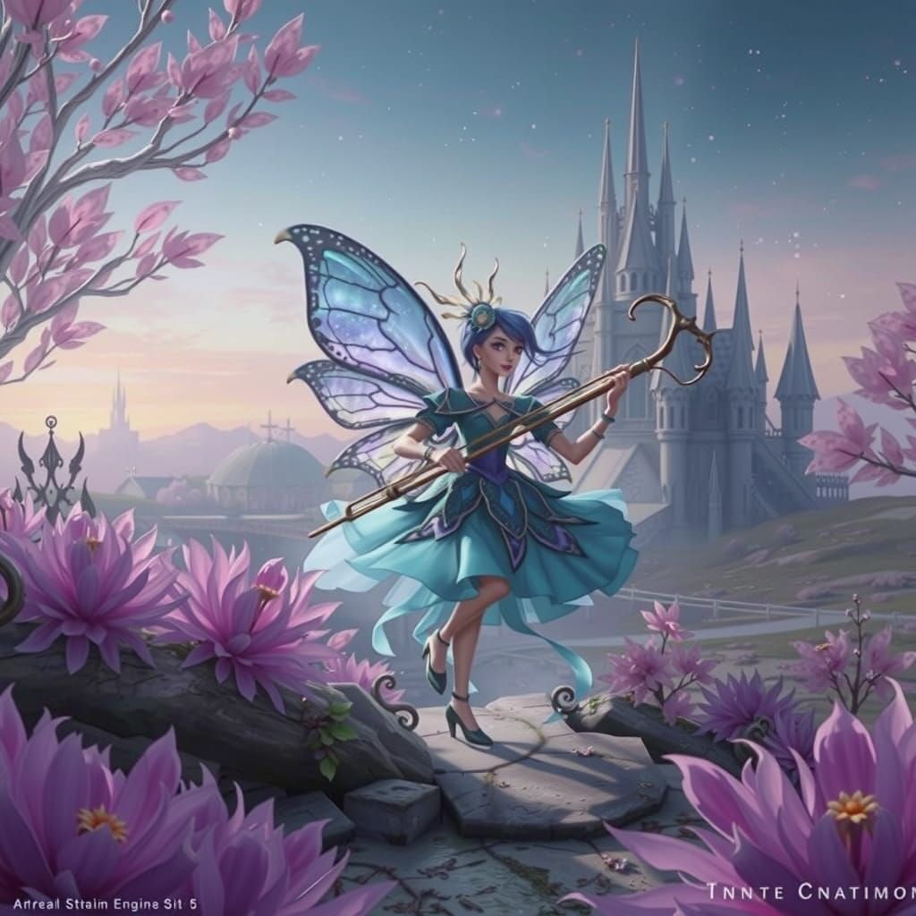 Fairy Instruments Shine in Soft Light