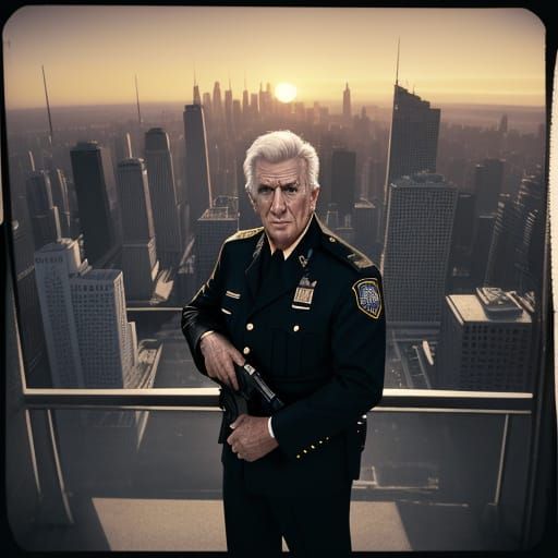 Leslie Nielsen as Lt Frank Derbin in Naked Gun 1988 Cinemati...