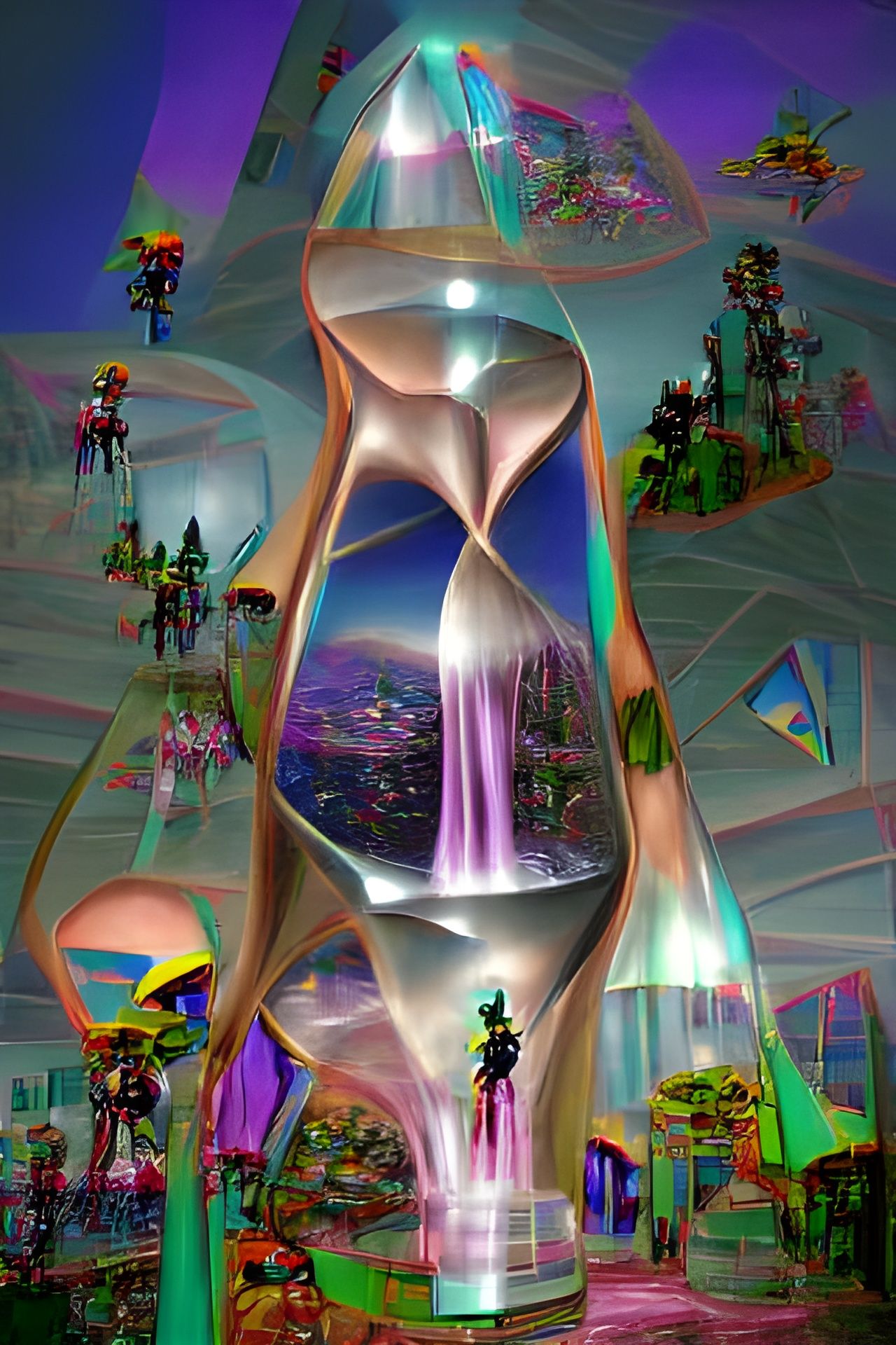 Hyperdimensional Hourglass in a Fantasy World