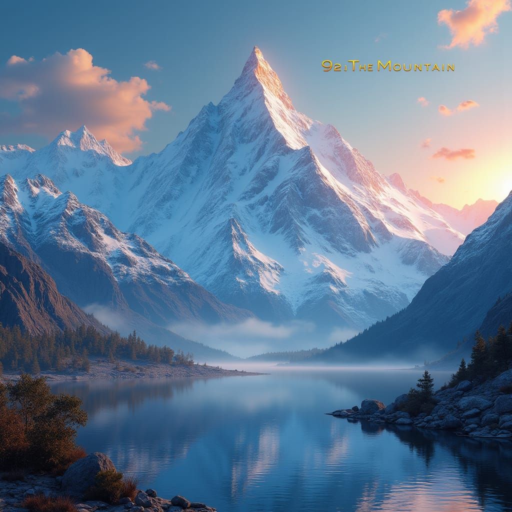 Cache Valley Mountain Radio Antenna in Fantasy Style