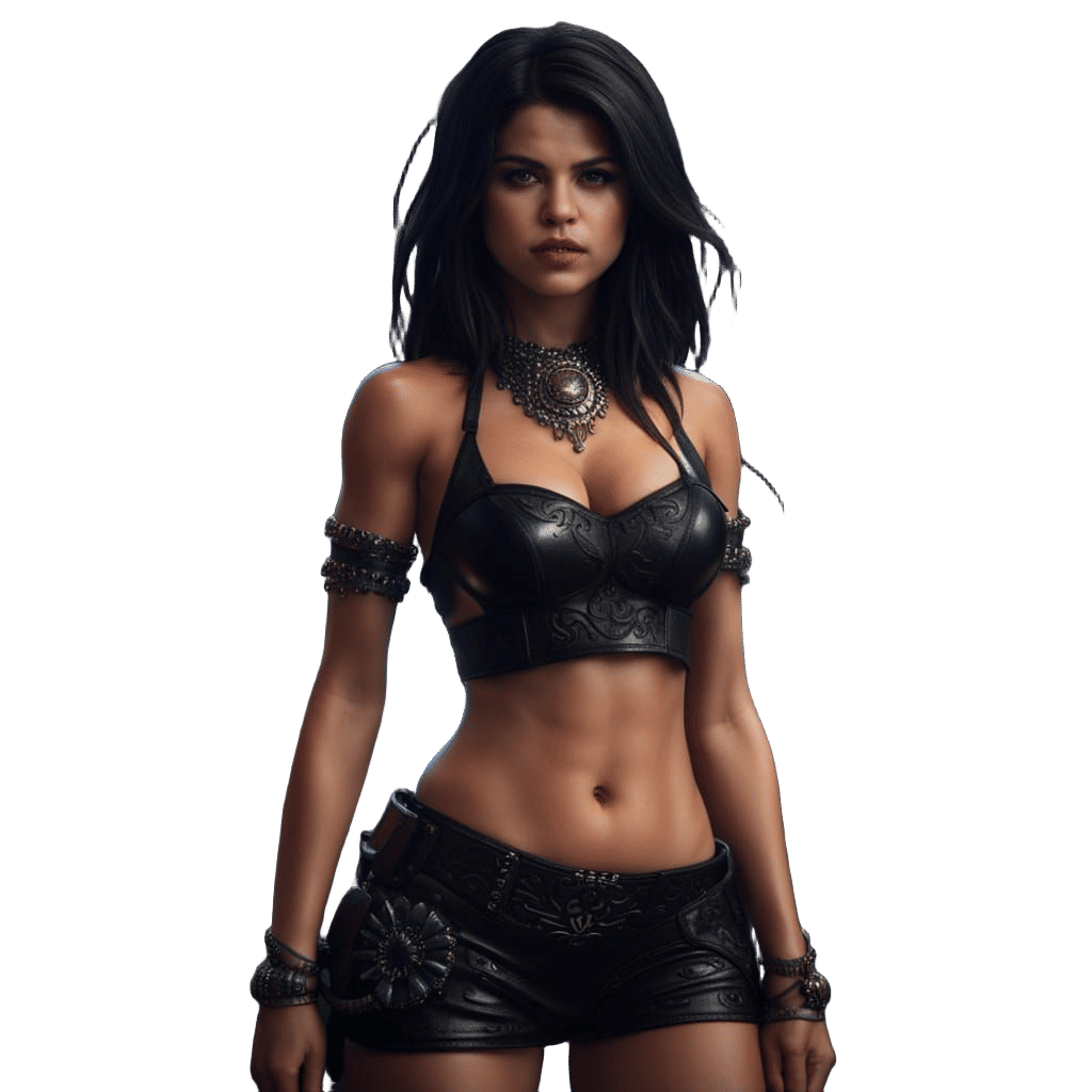 Selena Gomez in Detailed Matte Painting