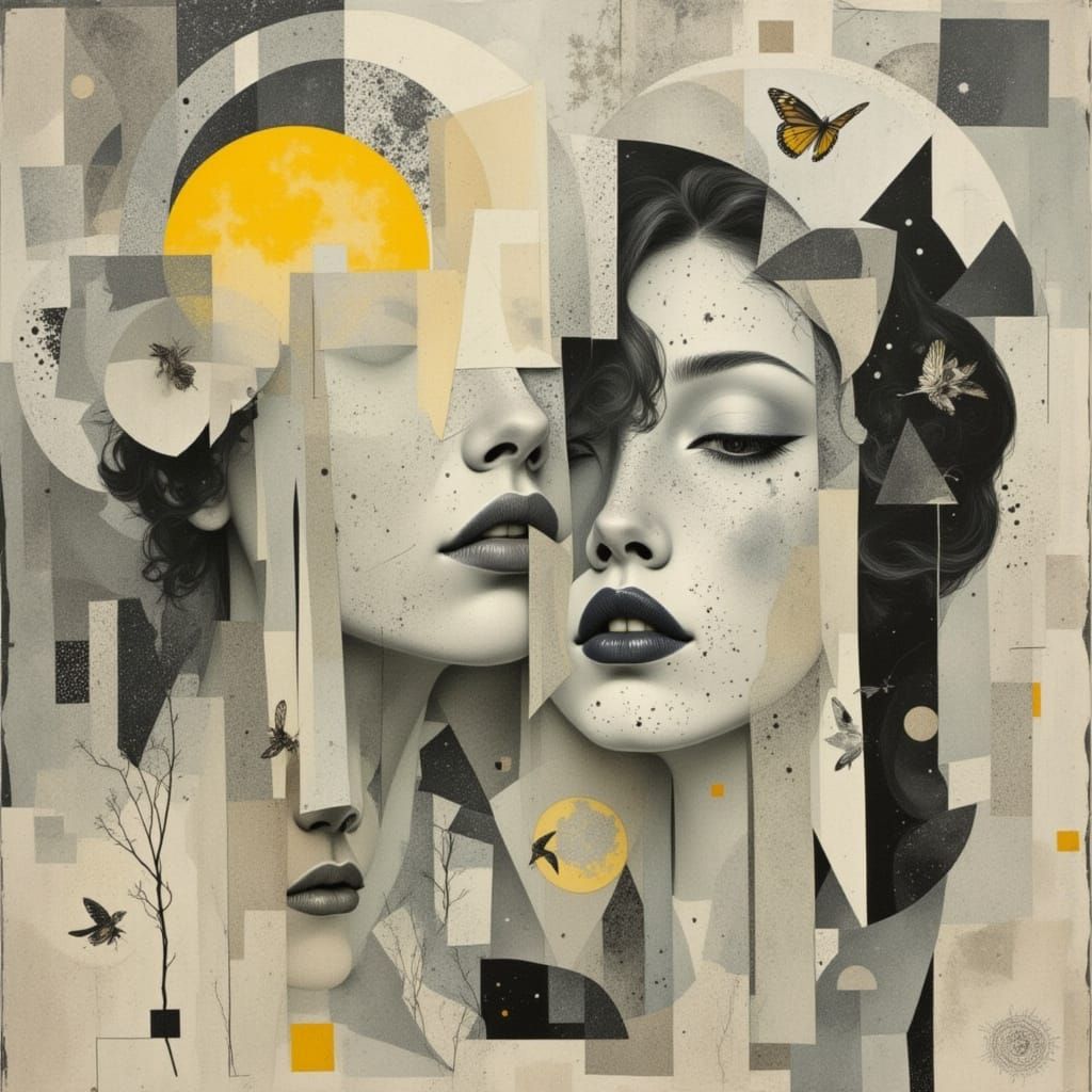 Shadows and Vellum Textures Generated by AI