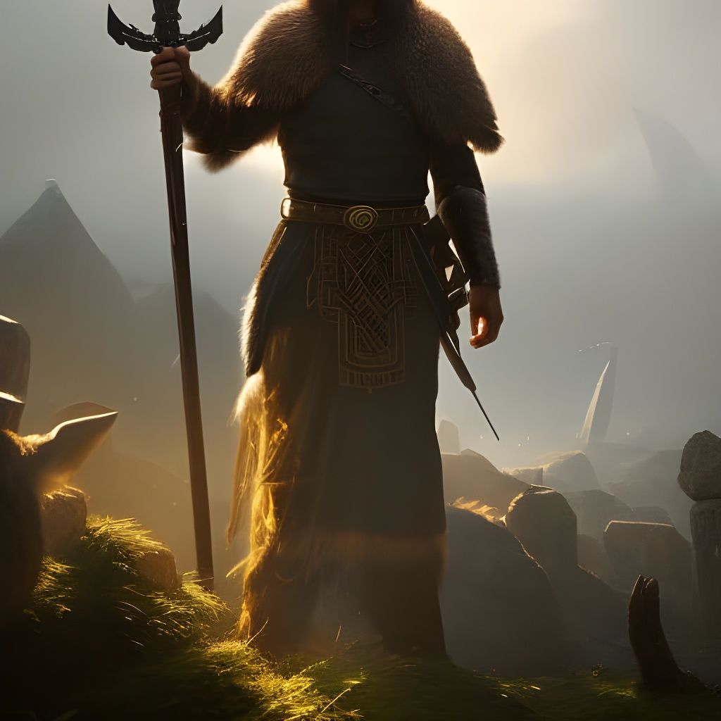 Viking Shaman: Dark Fantasy Concept Art