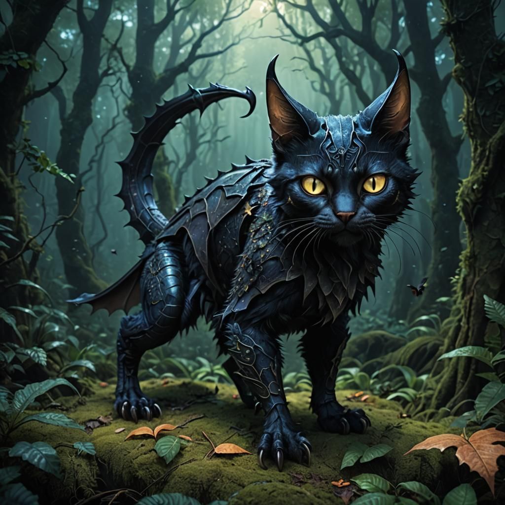 Cat/bat/scorpion hybrid