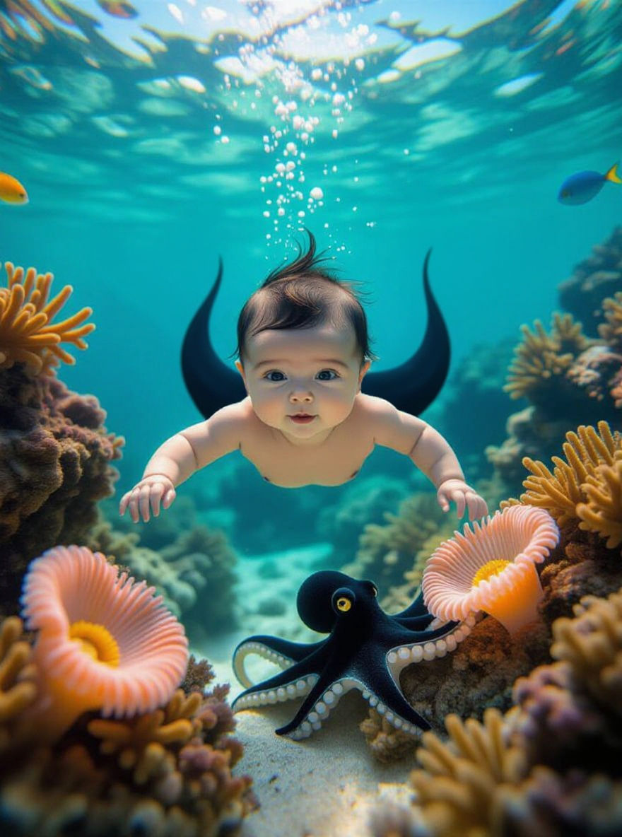 Merbaby in for landning!