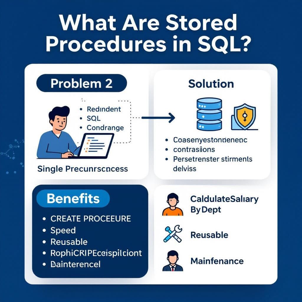 Infographic Explaining SQL Stored Procedures