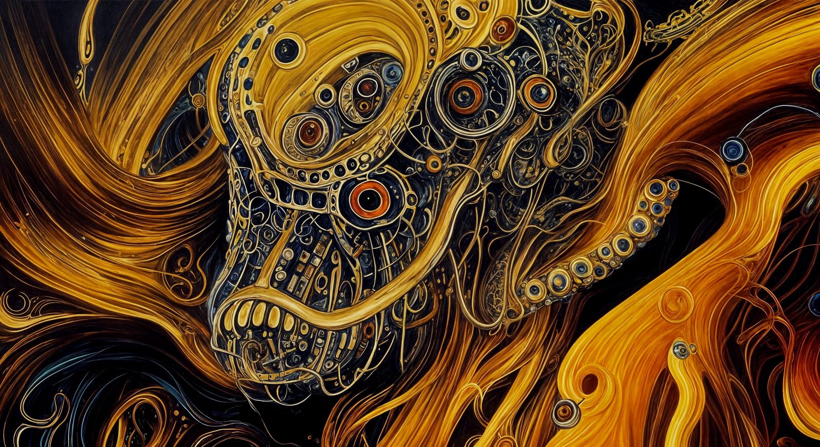 Audible Intelligence in Salvador Dali's Biomorphic Style