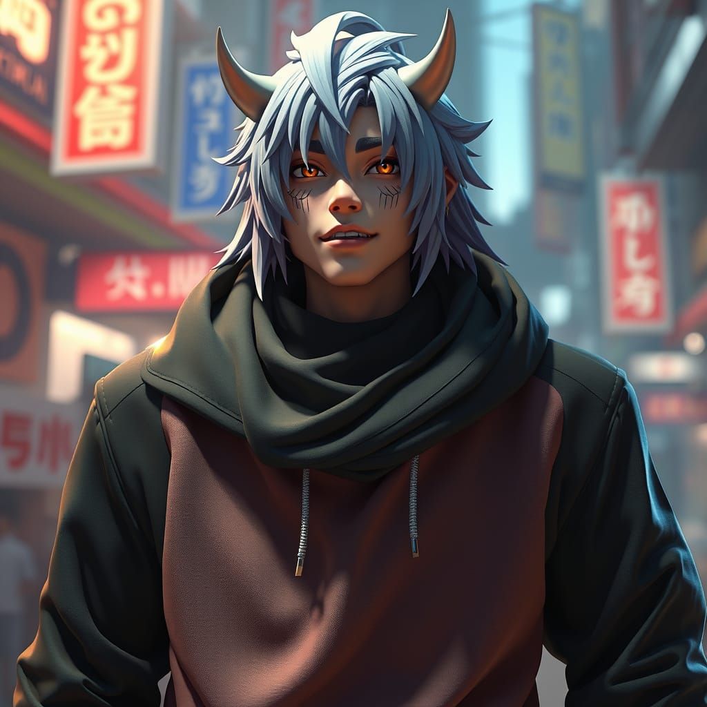 Surreal Anime Concept Art of Billy Bob in Breathtaking 8k Re...