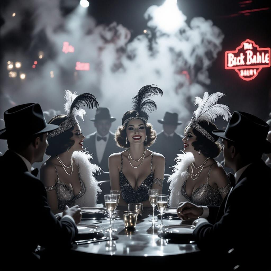 1920s Hollywood Noir: Showgirls and Jazz Age Glamour