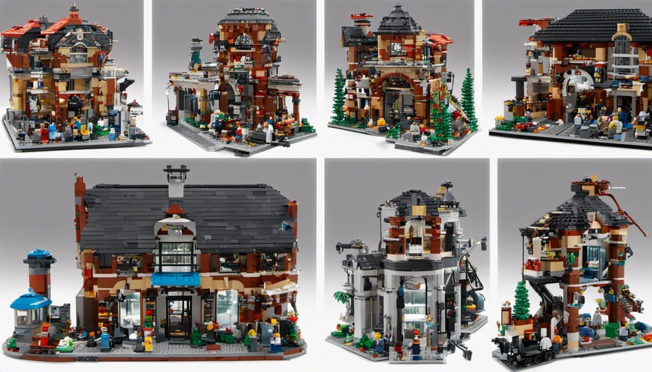 LEGO Transdimensional Railway Station Interior View