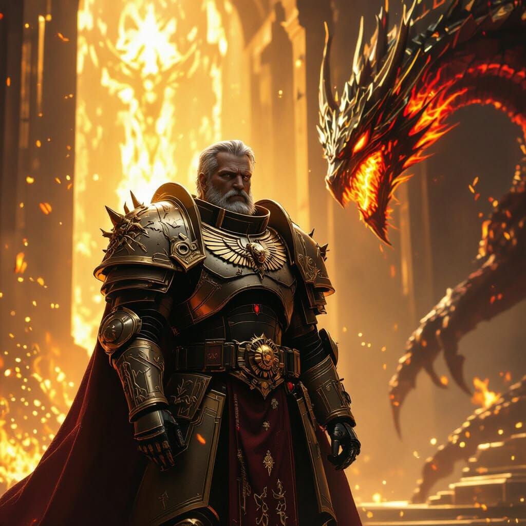 Emperor of Mankind Reborn in Golden Light