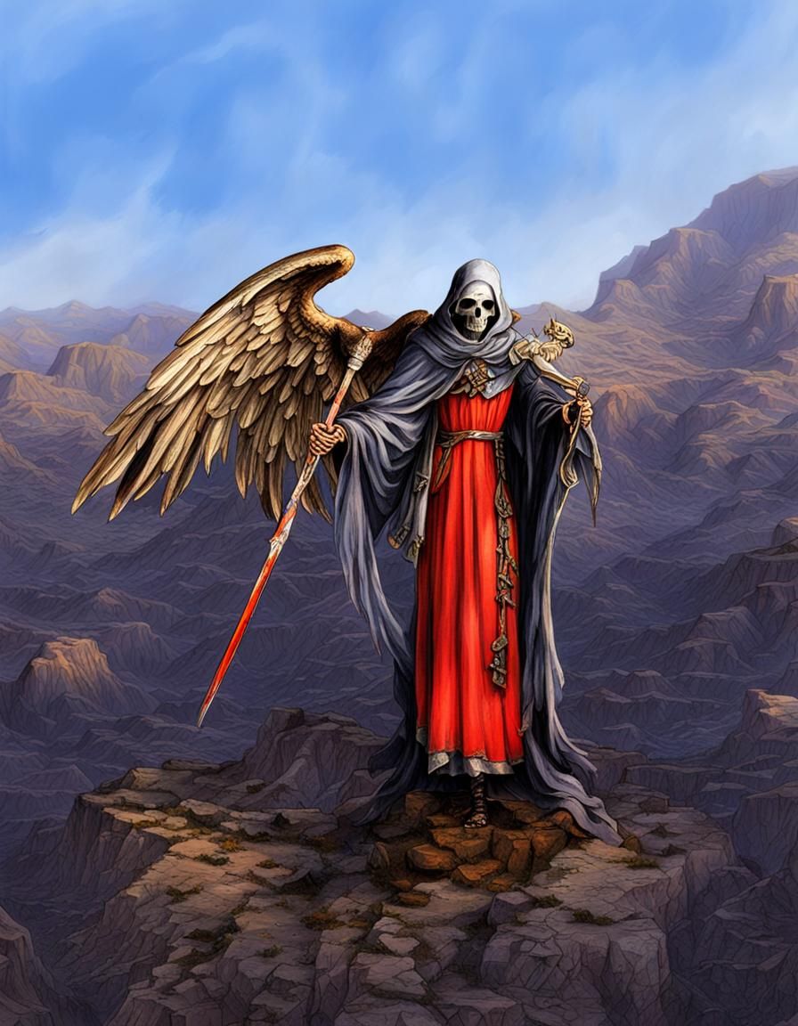 Angel of Death Digital Art