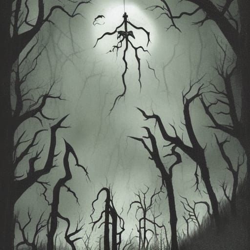 Twisted Secrets: Spooky Hollow's Gothic Surrealism