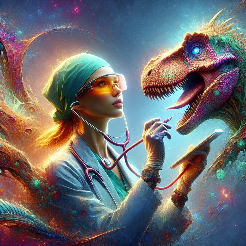 A dinosaur doctor