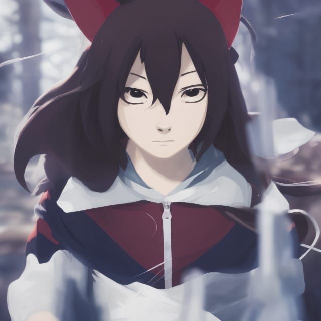 focus image, make face clear and visible, give fox ears, show assassins hood, Studio Ghibli, Anime Key Visual, by Makoto...