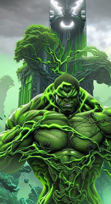 Bruce Banner Transforms Into The Incredible Hulk