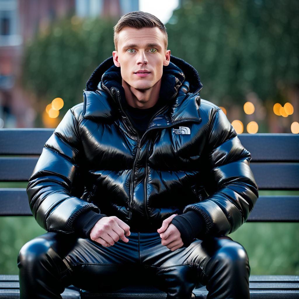 Handsome Man in Leather Trousers: Professional Photography