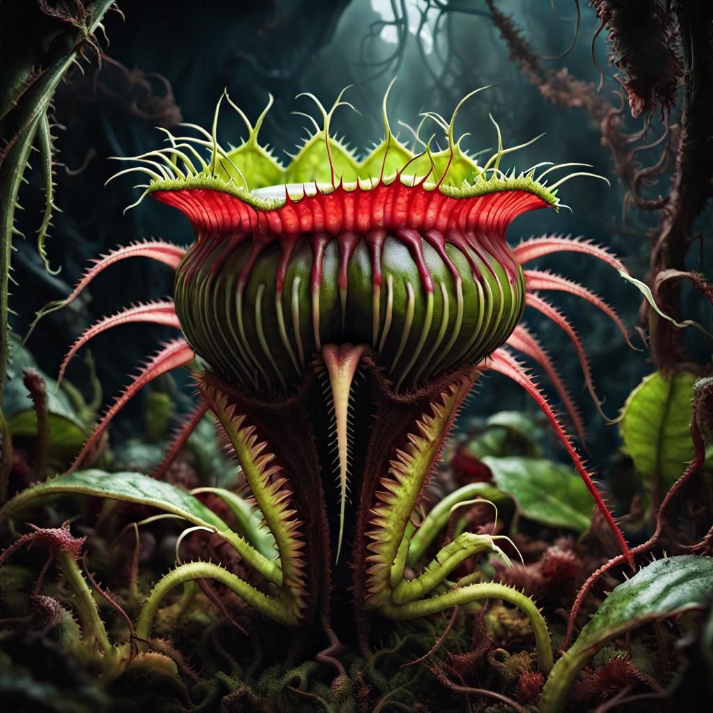 Horrifying Mutant Venus Fly Trap 🪴