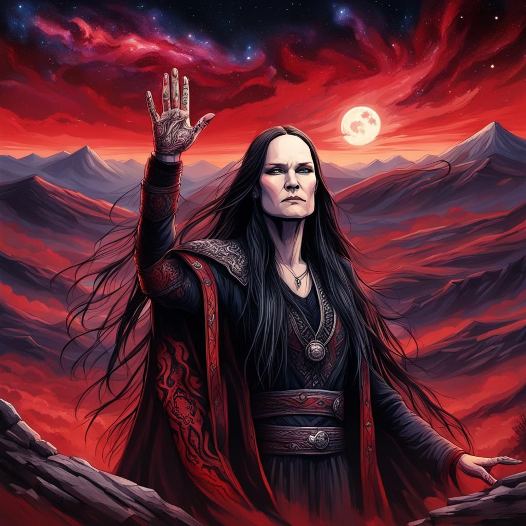 Tarja and Marko in Galaxy Artwork