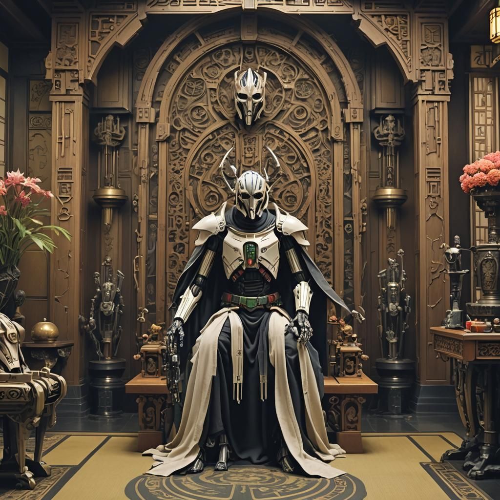 General Grievous in Japanese Throne Room