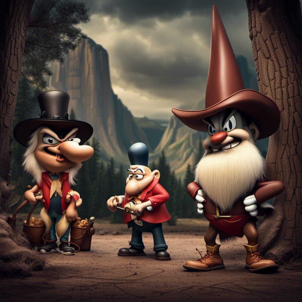 Cartoon Characters Meet Sitcom Ghouls