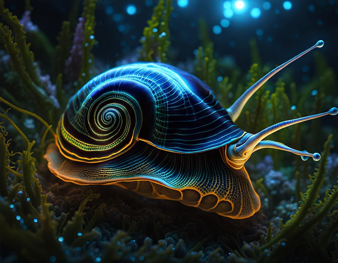 Bioluminescent Snail