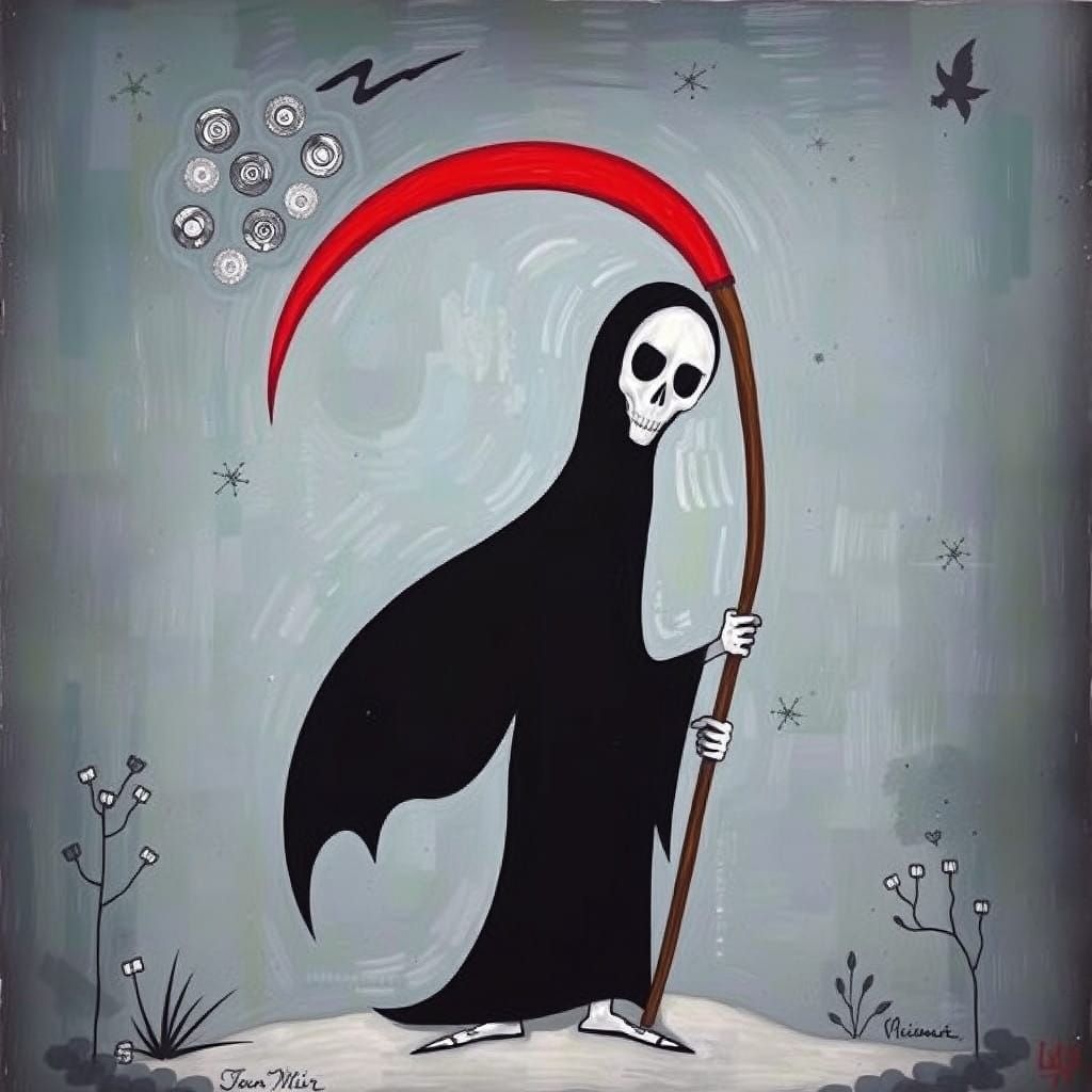 Surrealist Grim Reaper