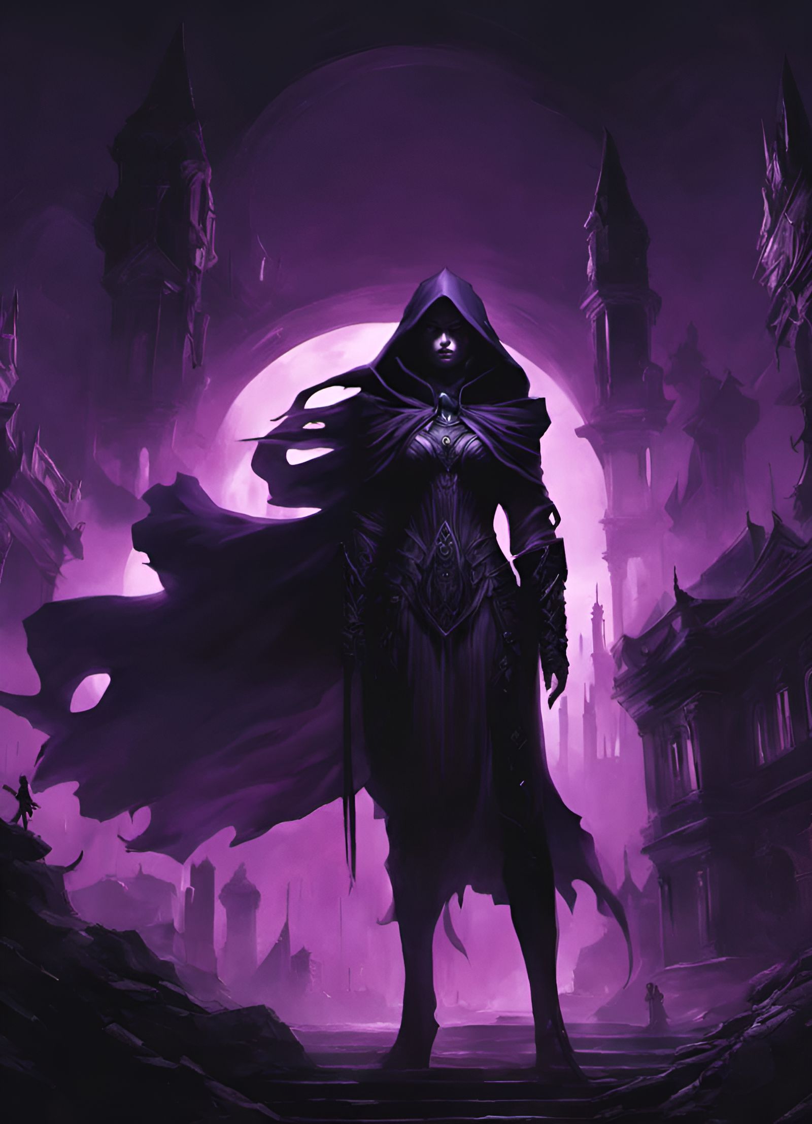 Eldrazi Cultist: Dark Aura Concept Art