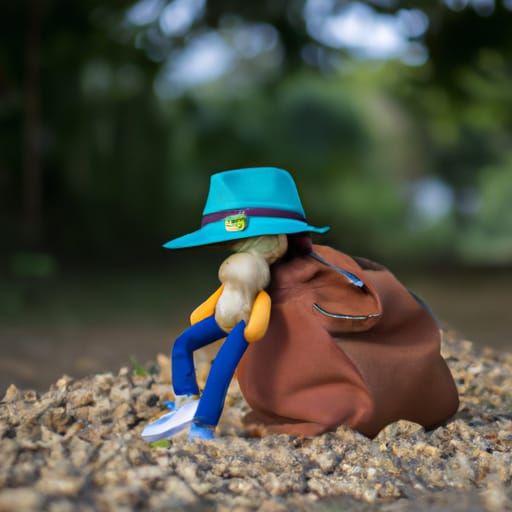 Professional Peanut with Portfolio, Sharp Focus