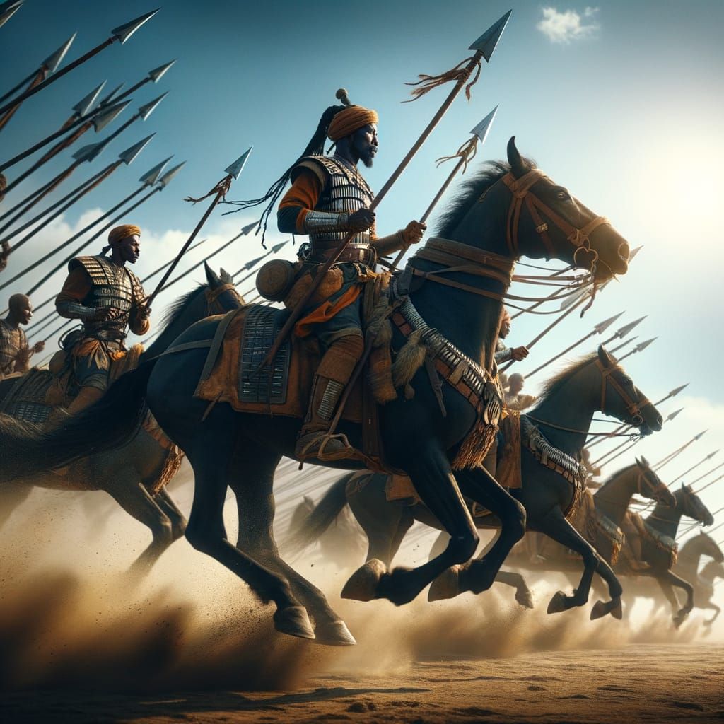 Bantu Light Cavalry Martial Drills in Medieval Africa