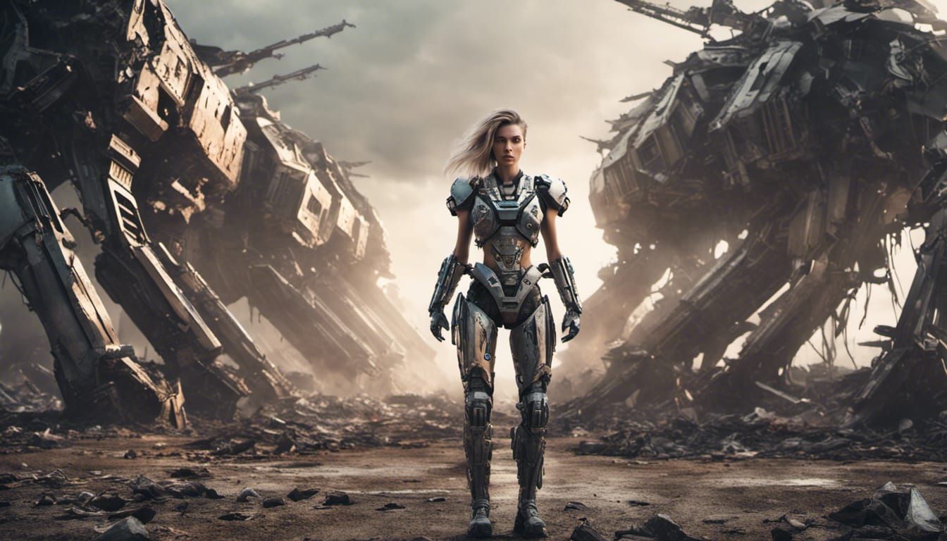 a bionic female warrior...