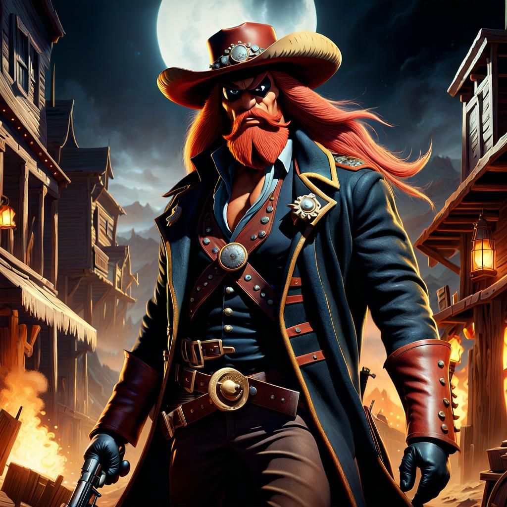 Steampunk Yosemite Sam: Wild West Gunslinger