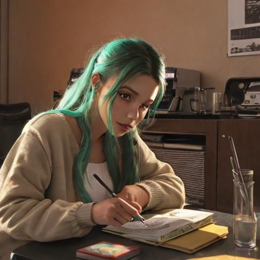 Ultrarealistic GTA-Style 3D Rendering with Synthwave Element...