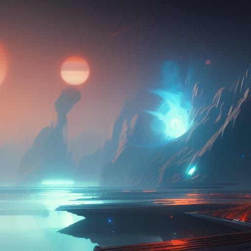 Epic Distant Planets Concept Art in 8k Resolution