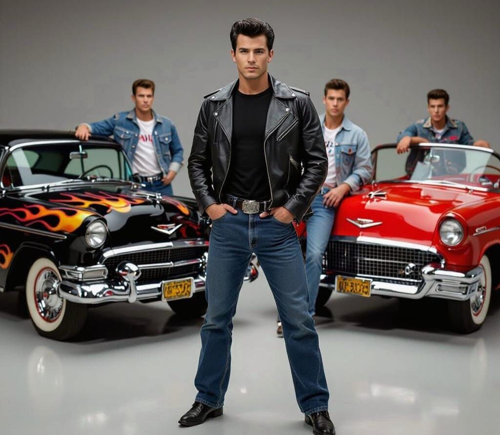 1950s T-Birds: Classic Cars and Rockabilly Style
