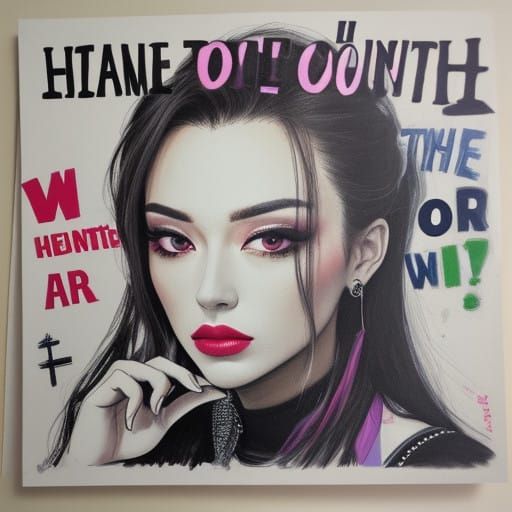 Retrofuturistic Goddess of Serenity