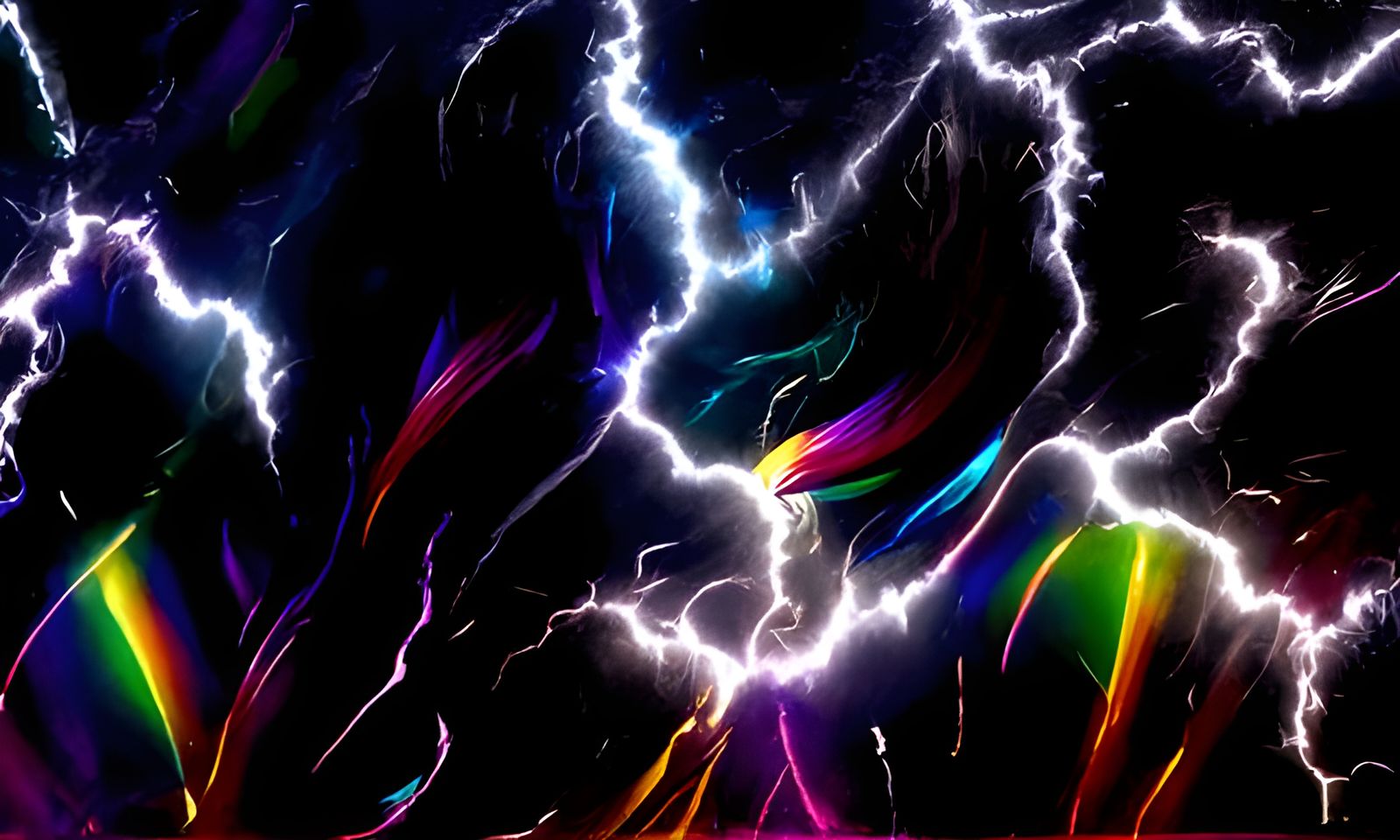 Rainbow Lightning Hybrid: A Digital Masterpiece