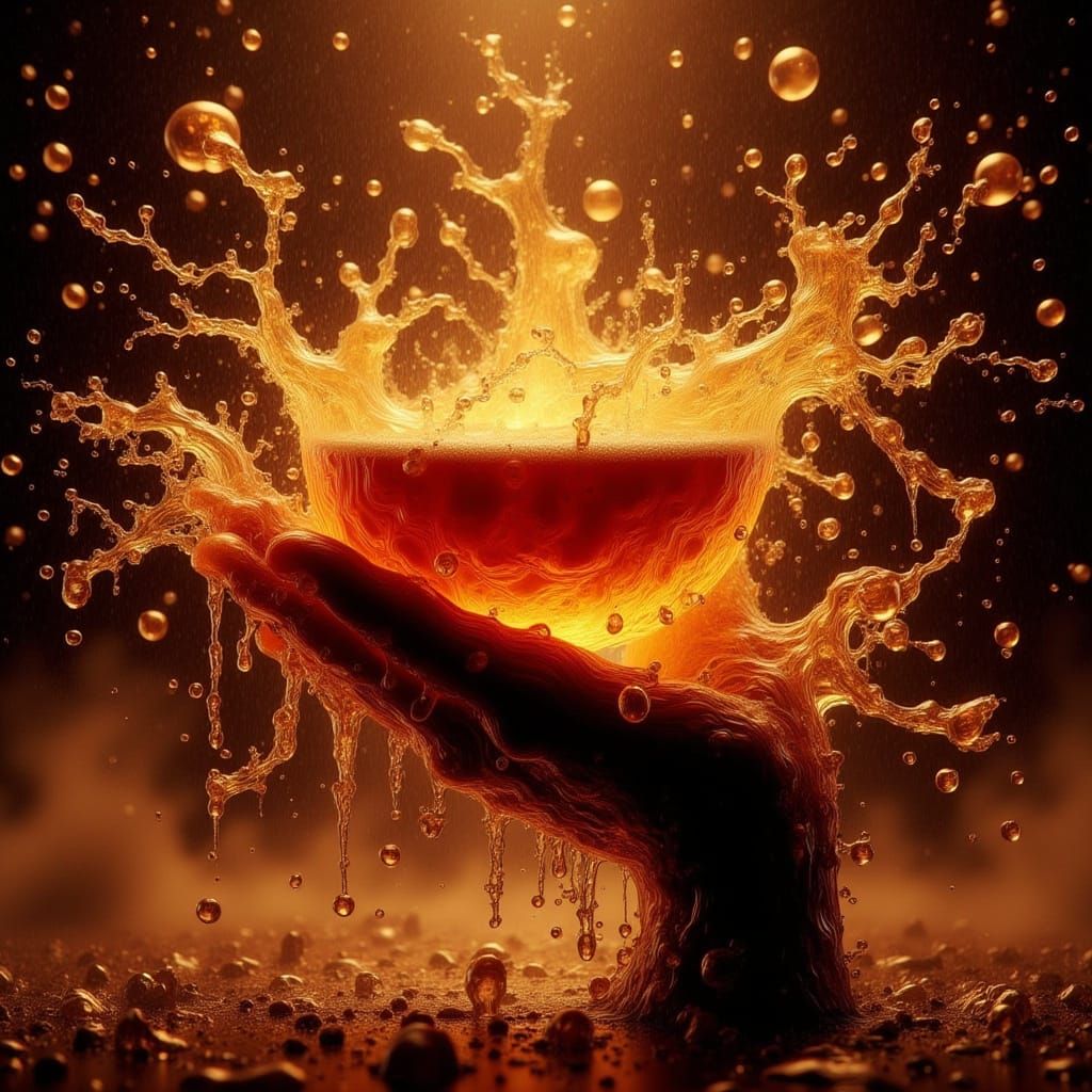 Luminous Dreamscapes in Vibrant Fluidity