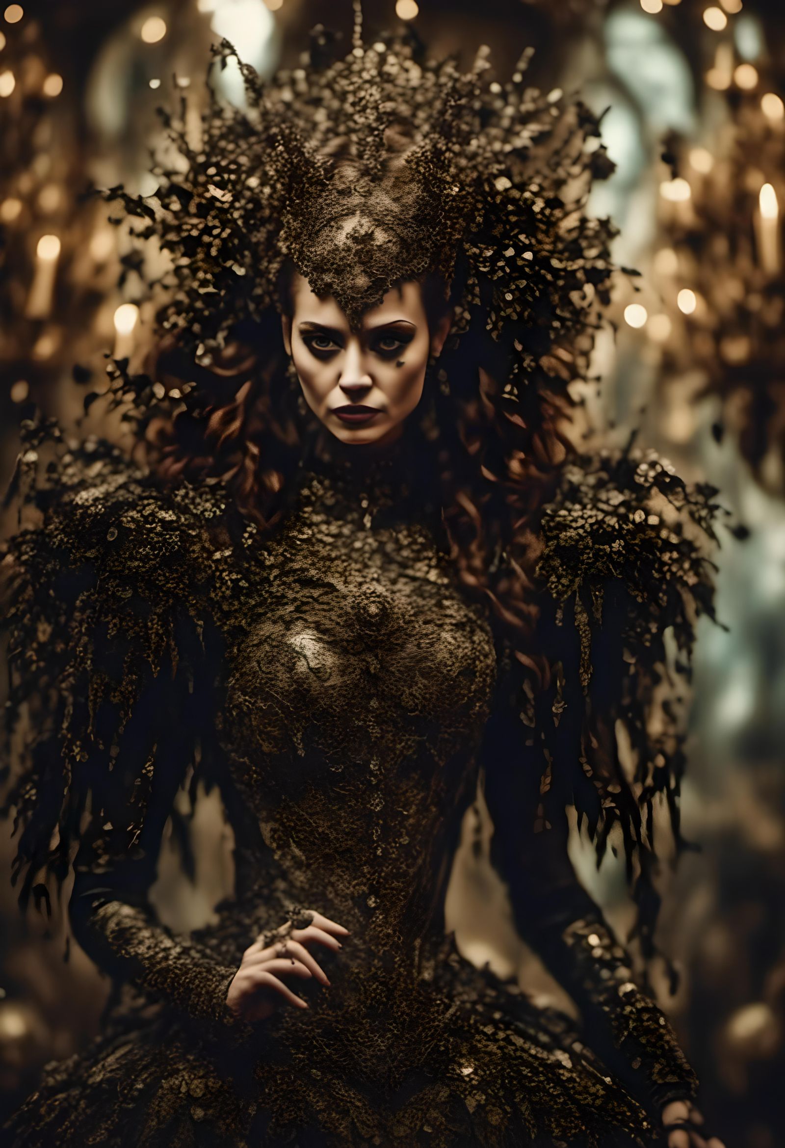 Expressive Portrait in Screamo Style