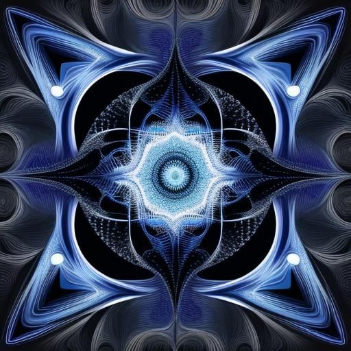 Abstract Alien Abduction with Vector Fractals