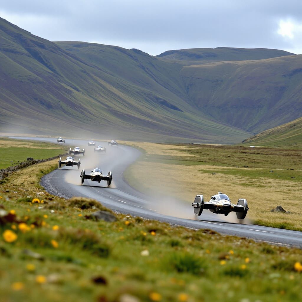 Pod Racers Fly Through Scottish Mach Loop