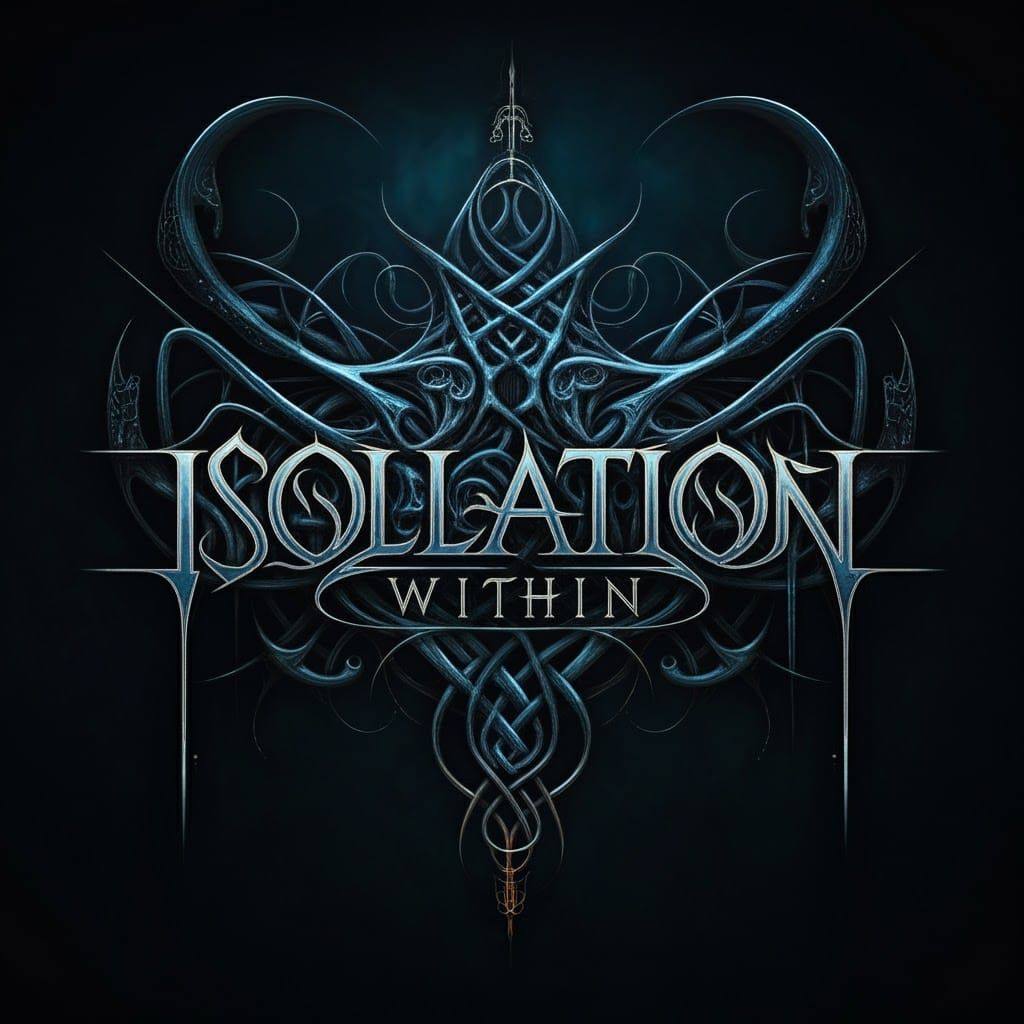 Intricate Band Logo for Isolation Within