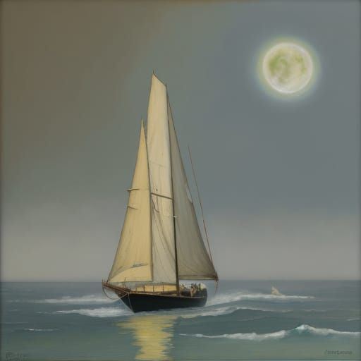 Neo-Impressionist Expressionist Oil Painting of Red Wine