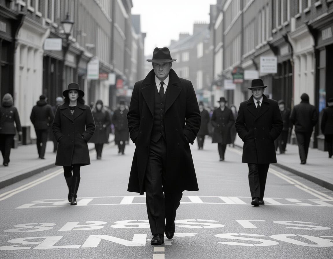 Dramatic Urban Landscape: A Cinematic Album Cover