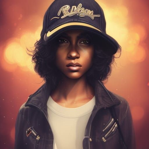 Beautiful Girl in Urban Decay, Hyperdetailed Portrait