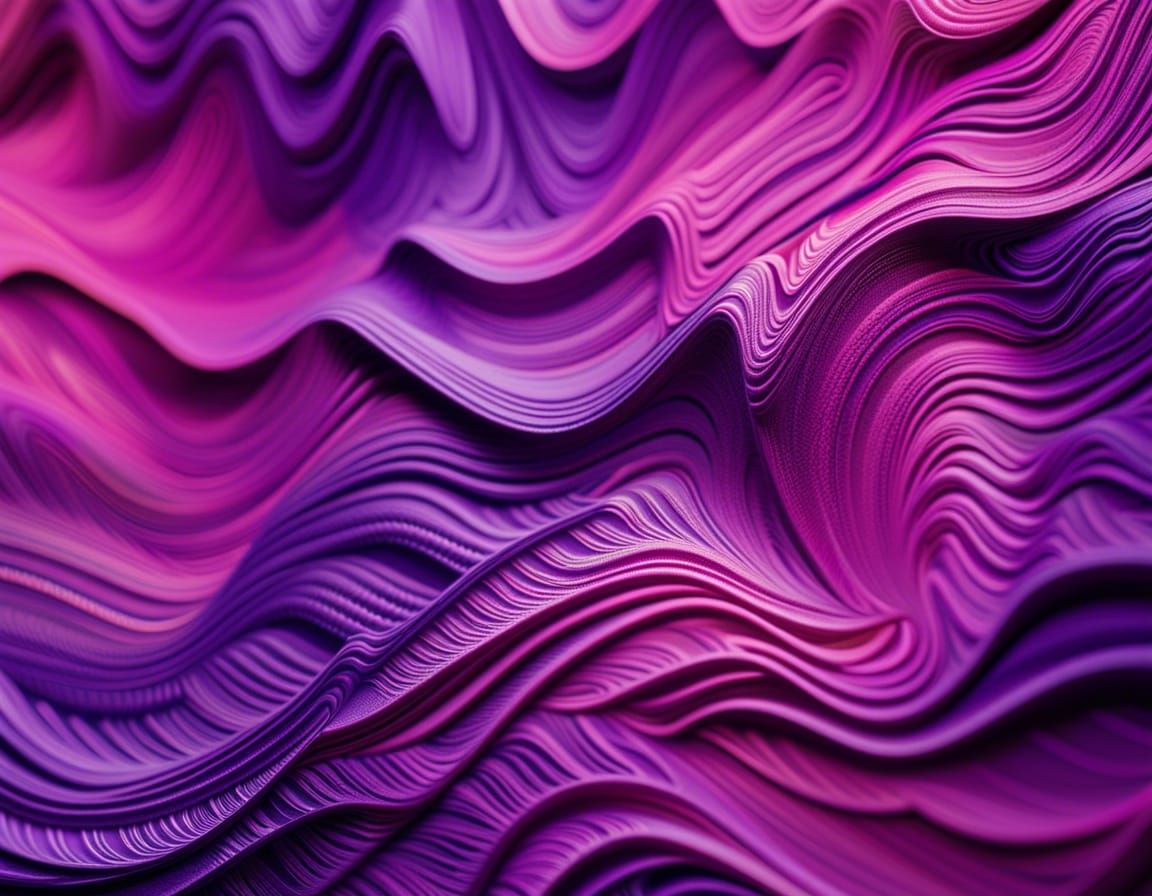 Pink and Purple Intricate Pattern in Vivid Colors