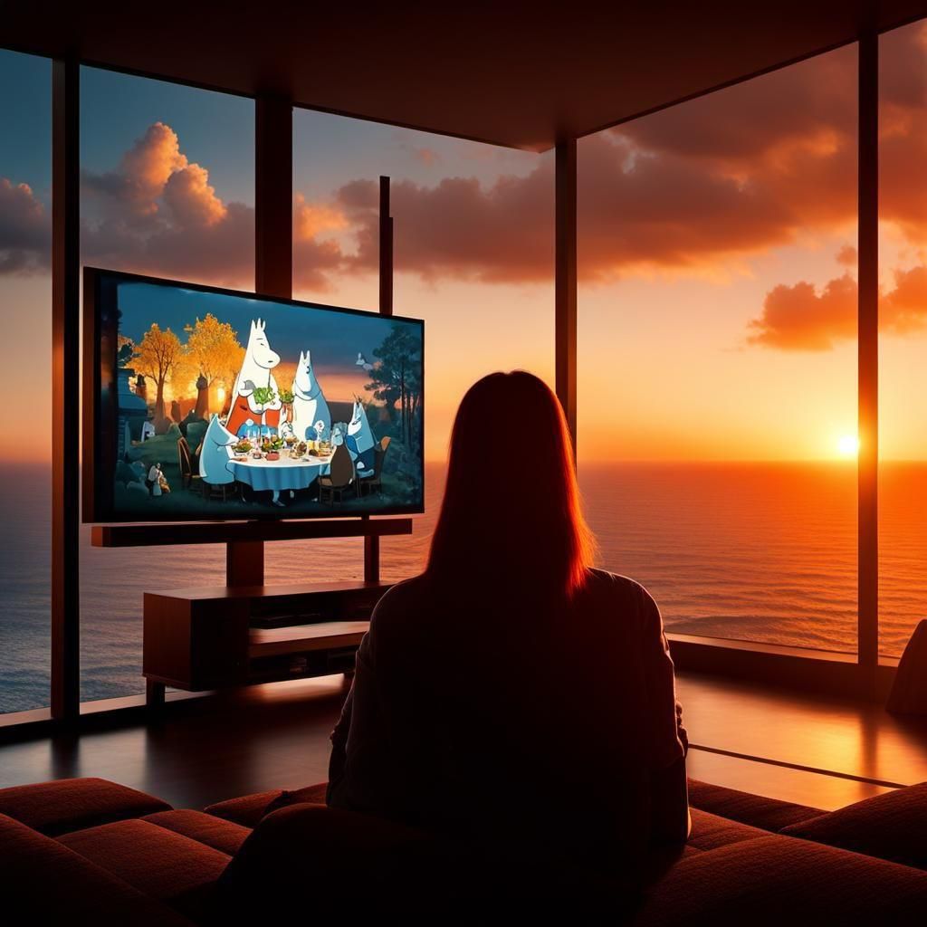 Moomins Family Dinner in Detailed 8K