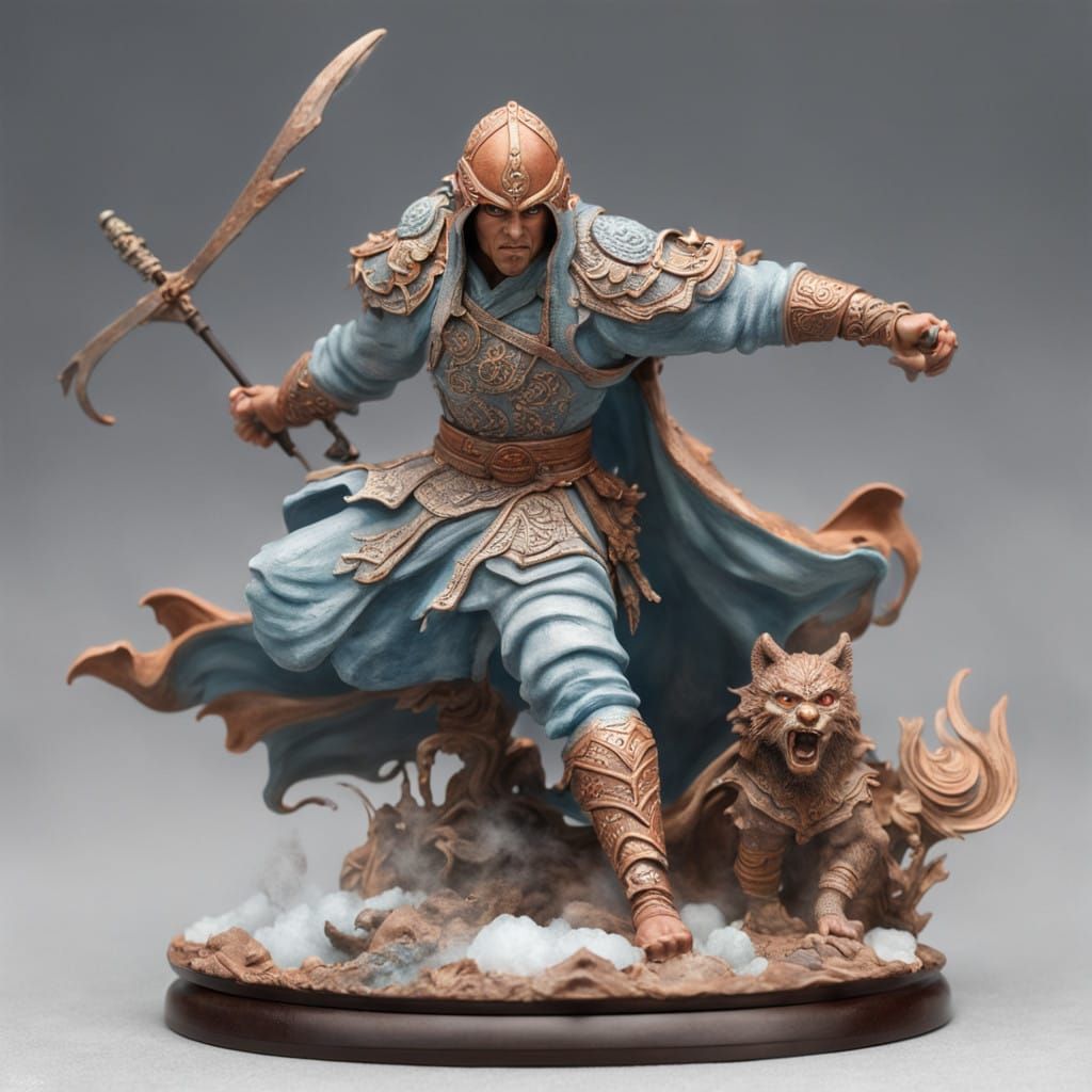 Mysterious Warrior Defeats Ethereal Demon Eyes in Hyperdetai...